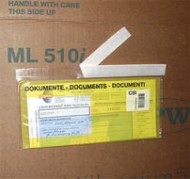 Самоклеящийся прозрачный конверт для сопроводительной документации при транспортировки груза