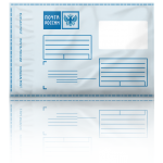 Почтовый пакет с логотипом Почта России 114х162+40 макет № 158